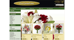 Desktop Screenshot of claycenterflowers.com